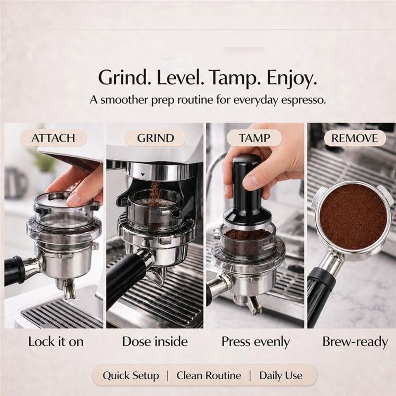 Aktion! Twist-Lock-Siebträgert – Breville Espresso Barista Touch Bewertung und Preis